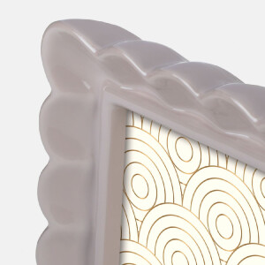 Rama foto HERVE G din rezină, 13x18 cm, ton taupe