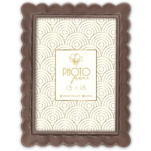 Rama foto HERVE B din rezină maro 10x15 cm