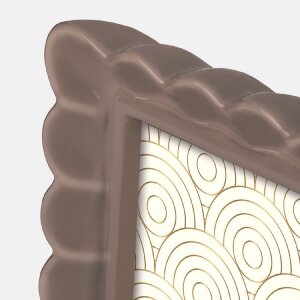 Rama foto HERVE B din rezină maro 10x15 cm