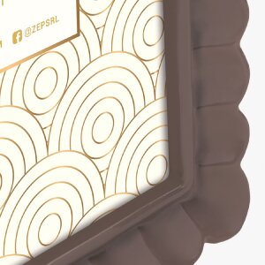 Rama foto HERVE B din rezină maro 10x15 cm