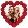 ZEP ACR55 Fotorahmen Jodie 13x13 cm rot Herzbilderrahmen