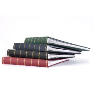 Henzo Fotoalbum CHAMPAGNE grün 35x35 cm 70 weiße Seiten Goldprägung