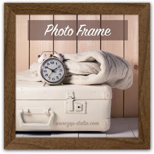 Rama foto din lemn Nelson 40x50 cm, brun mediu