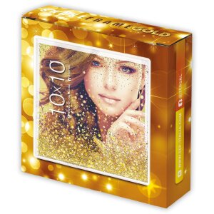 ZEP RB503 Glitter Fototrahmen Shake Frame Gold 10x10 cm