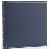 Henzo Fotoalbum CHAMPAGNE blau 35x35 cm 70 weiße Seiten