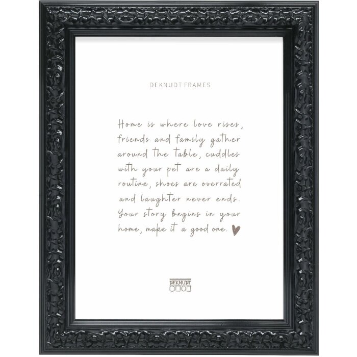 Ramă foto din lemn Deknudt S996K2 40x50 cm Neagră