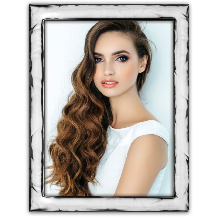 ZEP Crotone Ramă Foto Argintie Lucioasă 10x15/13x18 cm