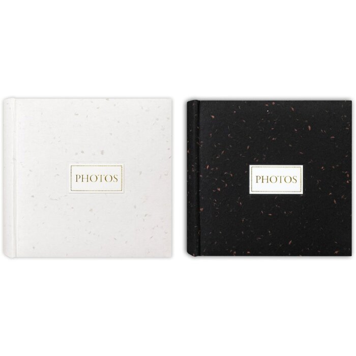 ZEP Album Foto Sophie Hârtie de Orez Alb/Negru 24x24/32x32 cm Ștampila Aurie