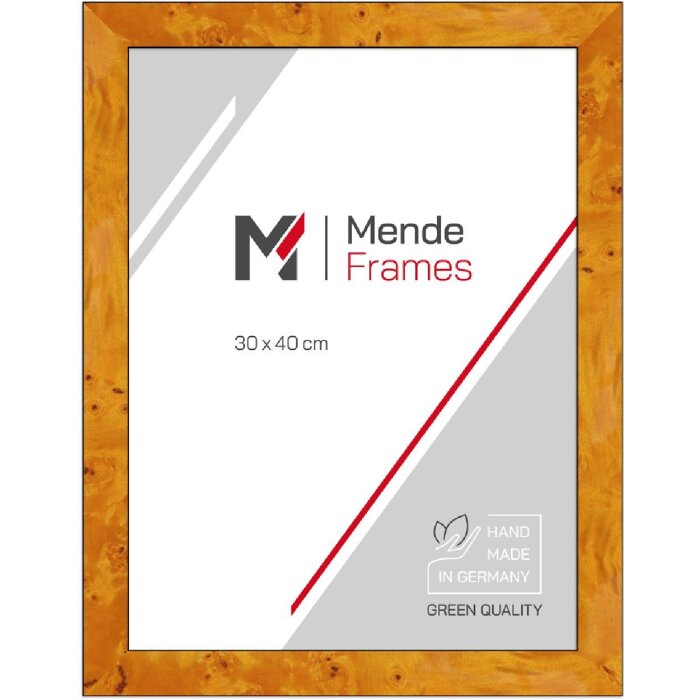 Ramă foto MendeFrames H14D cu decor de rădăcină deschis 50x75 cm, sticlă de muzeu