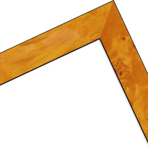 Rama foto din lemn masiv H14D cu decor rădăcină, 70x70 cm