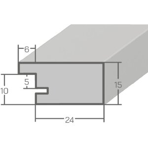Ramă foto de perete MendeFrames H14D decor rădăcină deschis 60x90 cm