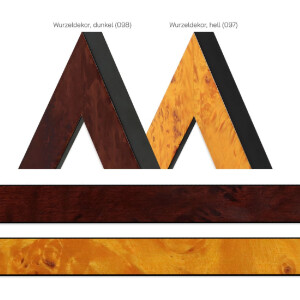 MendeFrames Holz H14E Ramă Foto Lemn Decor Rădăcină 20x20 cm