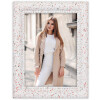 ZEP Ramă Foto Pollock Terrazzo Alb Gri Maro 10x15 13x18 15x20 cm