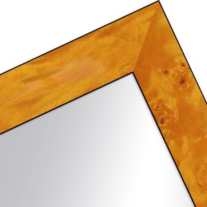 Oglindă perete MendeFrames, ramă din lemn rădăcină deschis 50x100 cm