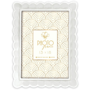ZEP Ramă Foto HERVE din Rășină - Alb, Taupe, Maro (10x15, 13x18, 15x20 cm)