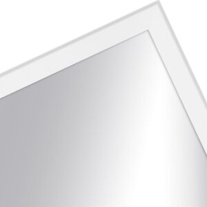 Oglindă de perete din lemn alb MendeFrames H080 30x45 cm