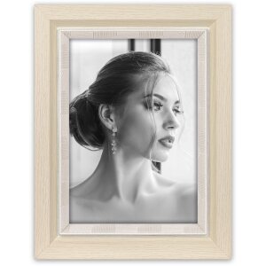 ZEP Portraitrahmen Sydney Braun Natur Weiß 10x15 13x18 15x20 cm Glas