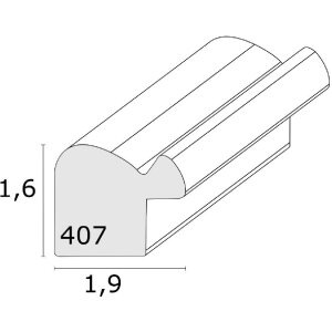 Deknudt S407H2 Holzrahmen Braun Klarglas 10x15 bis 30x40 cm