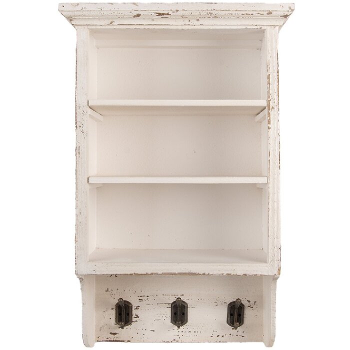 Clayre & Eef 5H0753 Wandschrank 36x17x57 cm Holz Eisen Landhausstil