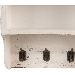 Clayre & Eef 5H0753 Wandschrank 36x17x57 cm Holz Eisen Landhausstil