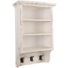 Clayre & Eef 5H0753 Wandschrank 36x17x57 cm Holz Eisen Landhausstil