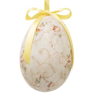 Clayre & Eef 65908 Set 6 Ouă Decorative Suspendate Ø 7x10 cm