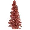 Clayre & Eef 66318P Dekoration Weihnachtsbaum Rosa Goldfarben 14x25 cm