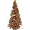 Clayre & Eef 66319BE Dekoration Weihnachtsbaum Ø 17x30 cm Beige-Gold