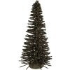 Clayre & Eef 66319GR Dekoration Weihnachtsbaum Ø 17x30 cm Grün-Gold