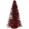Clayre & Eef 66319R Dekoration Weihnachtsbaum Rot Gold 17x30 cm