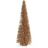 Clayre & Eef 66320BE Dekoration Weihnachtsbaum Beige-Gold 20x50 cm