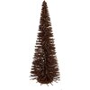 Clayre & Eef 66320BR Dekoration Weihnachtsbaum Ø 20x50 cm Braun-Gold