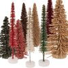 Clayre & Eef 66320R Dekoration Weihnachtsbaum Rot-Gold 20x50 cm