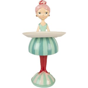 Clayre & Eef Dekoration Kind mit Schale 18x16x38 cm...