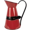 Clayre & Eef 6Y5900L Dekorativer Kanne 22x17x27 cm Rot/Schwarz