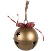 Clayre & Eef 6Y5907 Dekoration Klingel Ø 24x30 cm Gold Rot