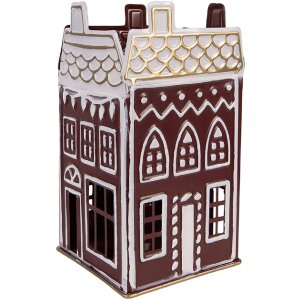 Clayre & Eef 6Y5922 Teelichthalter 12x12x22 cm rot weiß