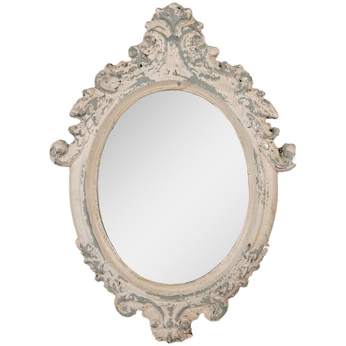 Clayre & Eef 52S332 Spiegel 46x3x64 cm Beige Grau