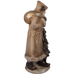 Decorație Crăciun Moș Crăciun 38x30x90 cm Clayre & Eef