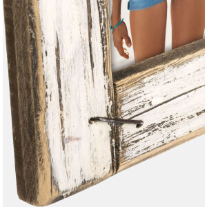 ZEP Ramă Foto Lemn Horn Alb Vintage 13x18/15x20 cm