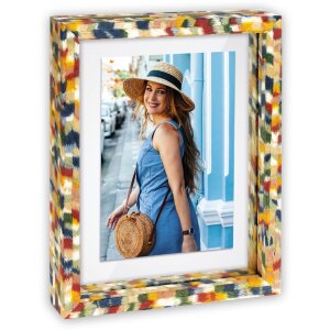 ZEP Fotorahmen Recife Holz bunt Floatingglas beidseitig...