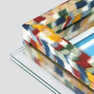 ZEP Fotorahmen Recife Holz bunt Floatingglas beidseitig...
