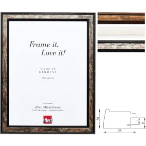 Effect Profil 64 Bilderrahmen Massivholz 6fach lackiert...