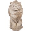 Decorație de leu Clayre & Eef, 31x20x41 cm, oxid de magneziu