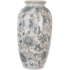 Vasă suspendată vintage cu motiv floral, Clayre & Eef