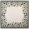 Drășeală de masă Clayre & Eef GTB01 100x100 cm, bej-verde