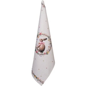 Clayre & Eef EWC42 Küchentuch 50x70 cm Beige-Braun