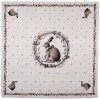 Drăpană de masă Clayre & Eef NLE01 100x100 cm, beige-brun