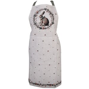 Clayre & Eef NLE41 Schürze 70x85 cm Beige-Braun