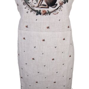 Pătură de bucătărie Clayre & Eef NLE41, 70x85 cm, bej-brun